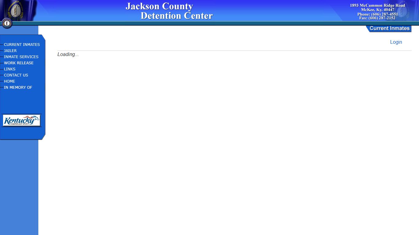 Welcome to the Jackson County Detention Center